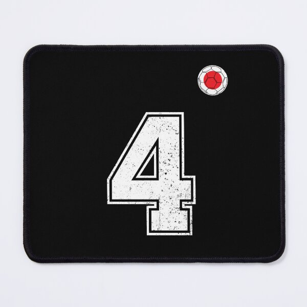 Item preview, Japan Soccer Number 4 Vintage Sports Fan designed and sold by LiviuGligoros.