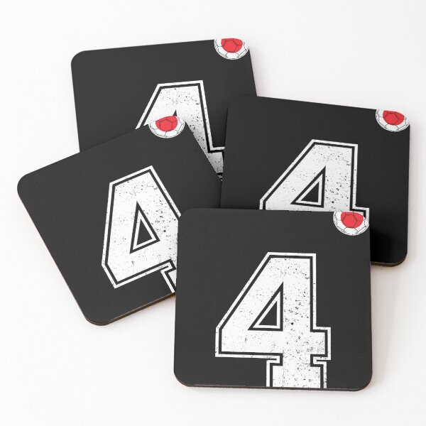 Item preview, Japan Soccer Number 4 Vintage Sports Fan designed and sold by LiviuGligoros.