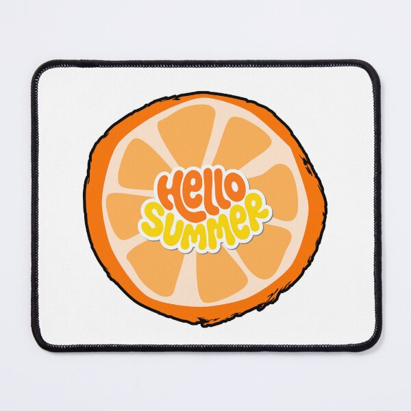 Item preview, Hello Summer Orange Slice Retro Cute Stickers designed and sold by FestivityFinds.