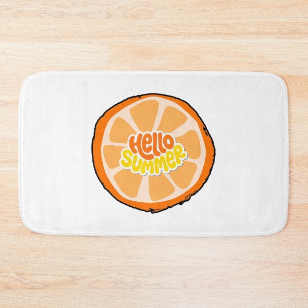 Item preview, Hello Summer Orange Slice Retro Cute Stickers designed and sold by FestivityFinds.