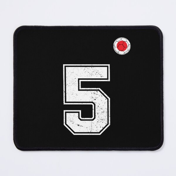 Item preview, Japan Soccer Number 5 Vintage Sports Fan designed and sold by LiviuGligoros.