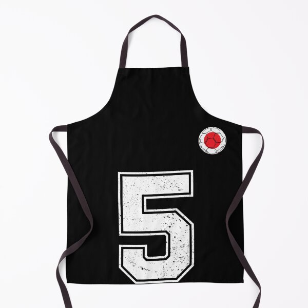 Item preview, Japan Soccer Number 5 Vintage Sports Fan designed and sold by LiviuGligoros.