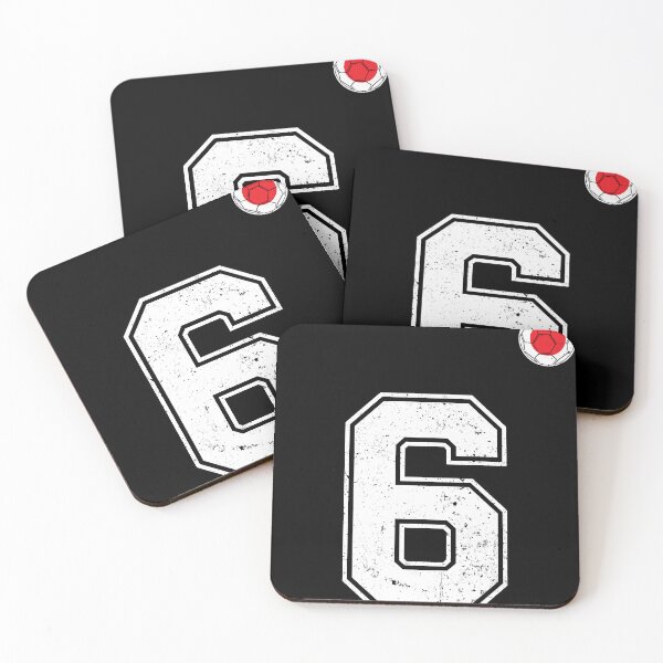 Item preview, Japan Soccer Number 6 Vintage Sports Fan designed and sold by LiviuGligoros.