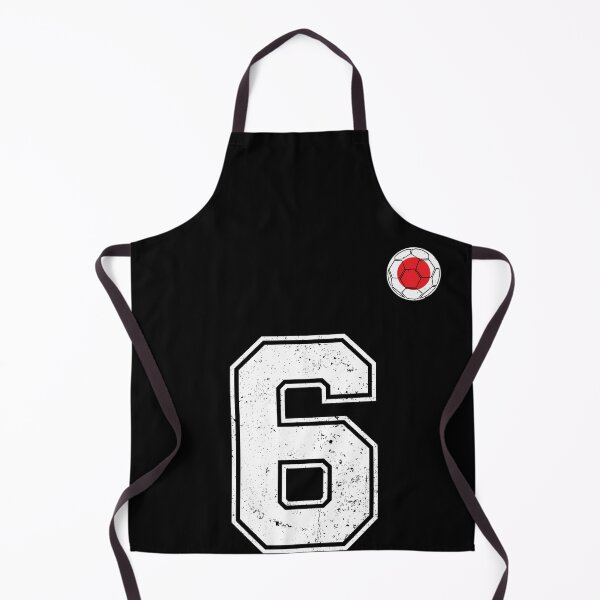 Item preview, Japan Soccer Number 6 Vintage Sports Fan designed and sold by LiviuGligoros.