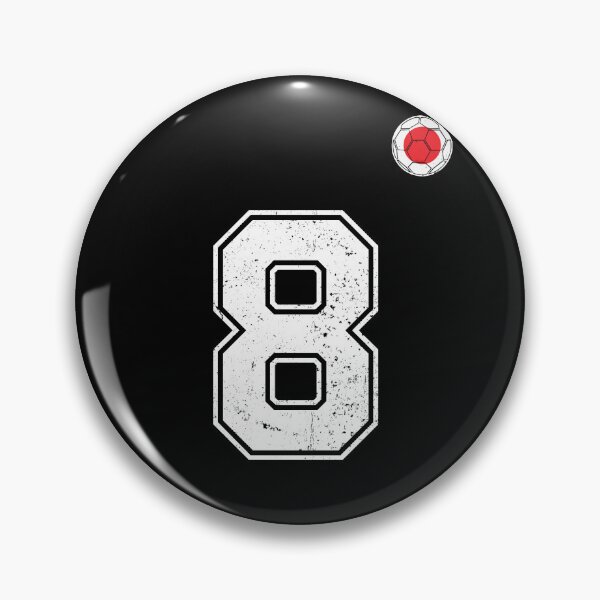 Item preview, Japan Soccer Number 8 Vintage Sports Fan designed and sold by LiviuGligoros.