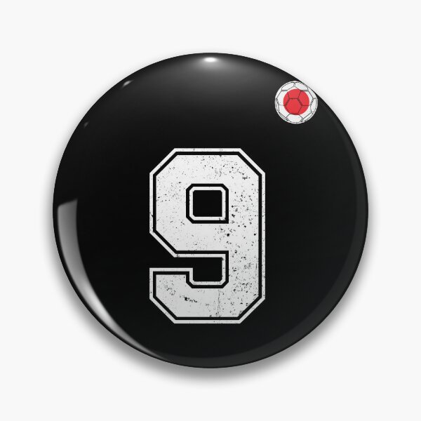 Item preview, Japan Soccer Number 9 Vintage Sports Fan designed and sold by LiviuGligoros.