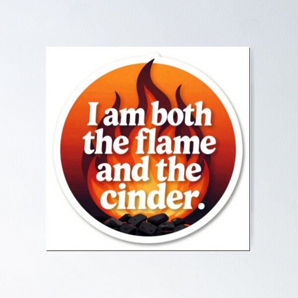 Item preview, I Am The Flame designed and sold by Makitiadesigns.