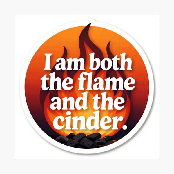 Item preview, I Am The Flame designed and sold by Makitiadesigns.
