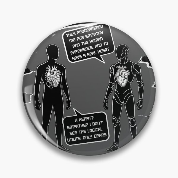 Item preview, Don't Lose Your Humanity Robot vs Human Empathy designed and sold by AbuCAni Studio .