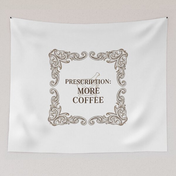 Item preview, Prescription More Coffee vintage apothecary nurse coffee gift designed and sold by language-des.