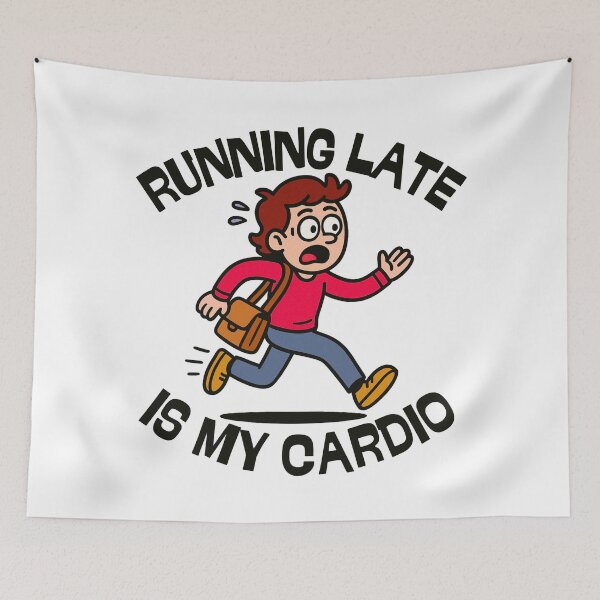 Item preview, Running late is my cardio designed and sold by UNK-Fatigues.