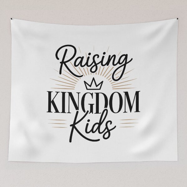 Item preview, Raising Kingdom Kids Christian Mom Faith Based Parenting Design designed and sold by HahaHandlesHub.