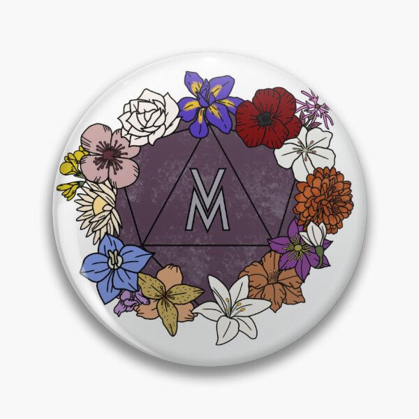 Item preview, Vox Machina Floral Dice Art designed and sold by LunarAshes.
