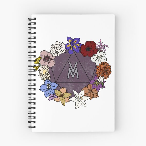 Item preview, Vox Machina Floral Dice Art designed and sold by LunarAshes.