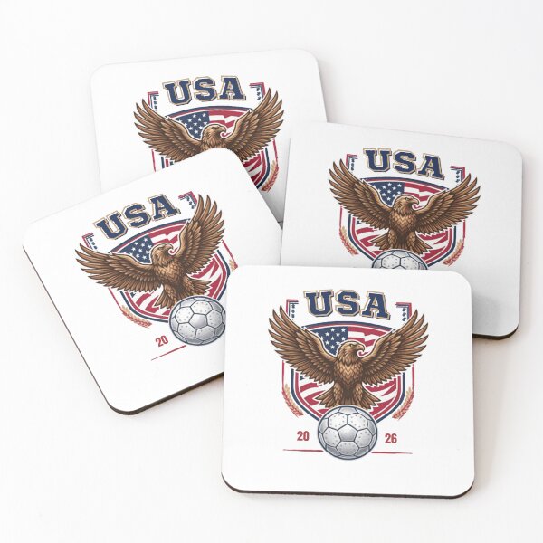 Item preview, USA Eagle Soccer Crest 2026 designed and sold by laughingshirts.