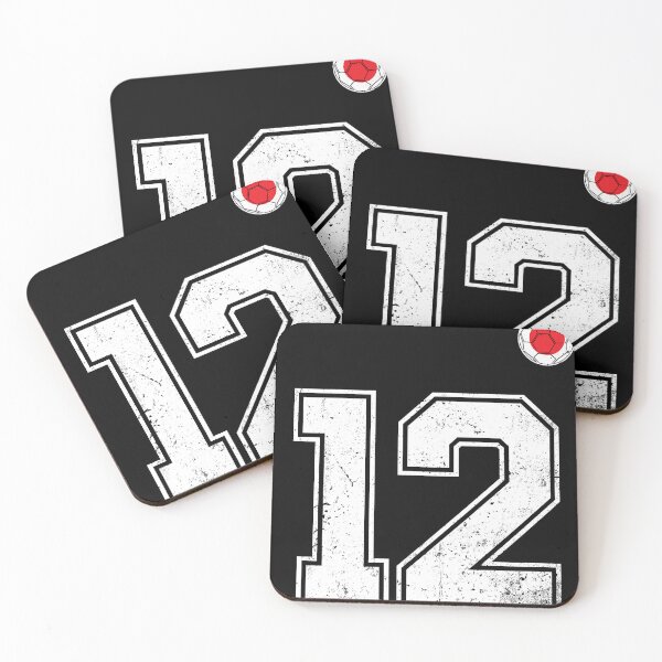Item preview, Japan Soccer Number 12 Vintage Sports Fan designed and sold by LiviuGligoros.