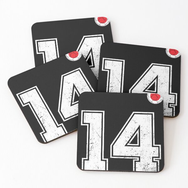 Item preview, Japan Soccer Number 14 Vintage Sports Fan designed and sold by LiviuGligoros.