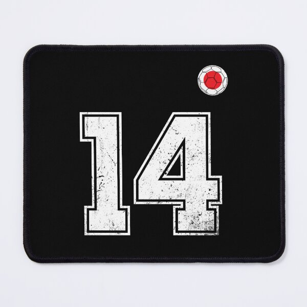 Item preview, Japan Soccer Number 14 Vintage Sports Fan designed and sold by LiviuGligoros.