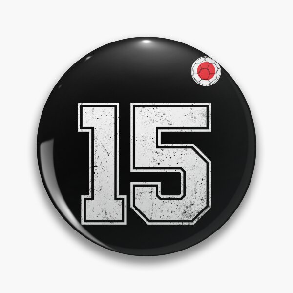 Item preview, Japan Soccer Number 15 Vintage Sports Fan designed and sold by LiviuGligoros.