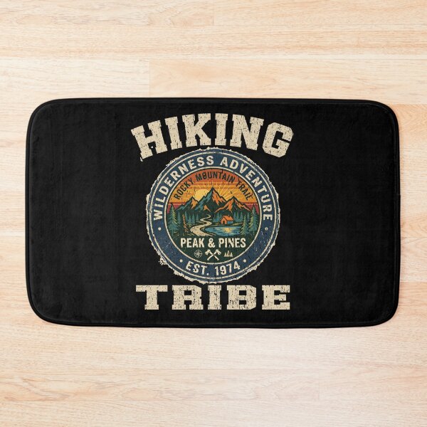 Item preview, Hiking Wilderness Adventure Tribe Graphic | Rocky Mountain Trail Badge Design designed and sold by Jt41.