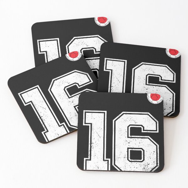 Item preview, Japan Soccer Number 16 Vintage Sports Fan designed and sold by LiviuGligoros.