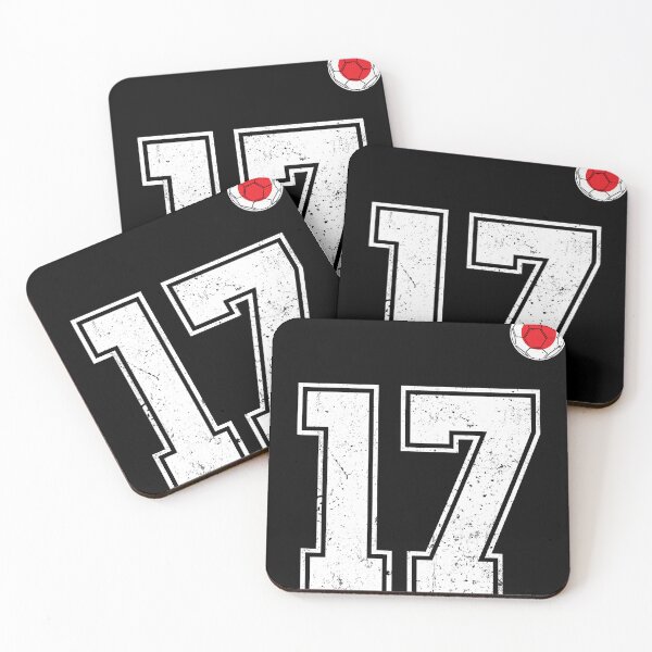 Item preview, Japan Soccer Number 17 Vintage Sports Fan designed and sold by LiviuGligoros.