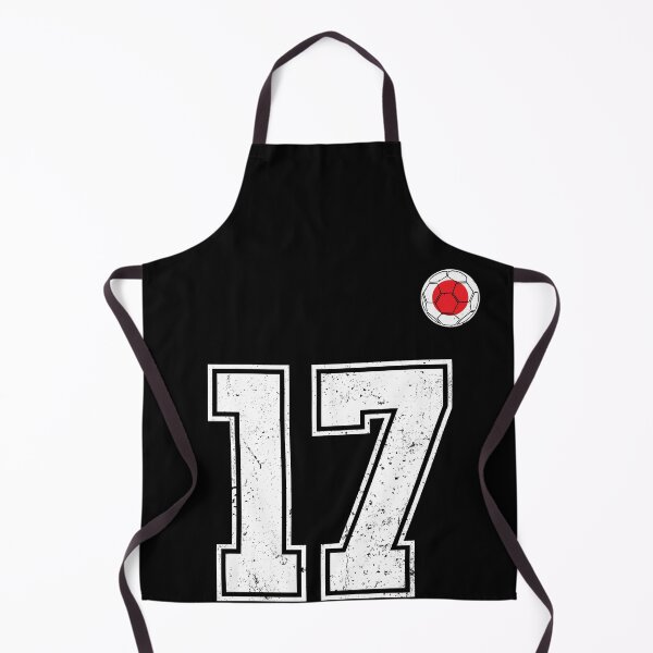 Item preview, Japan Soccer Number 17 Vintage Sports Fan designed and sold by LiviuGligoros.