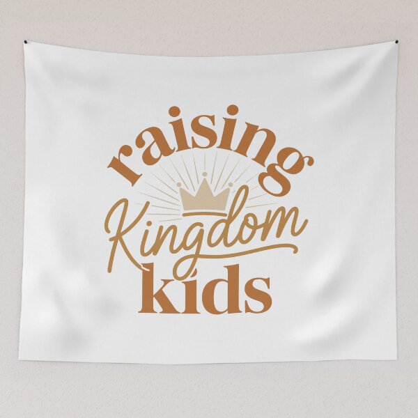 Item preview, Raising Kingdom Kids Christian Family Faith Based Parenting Design designed and sold by HahaHandlesHub.