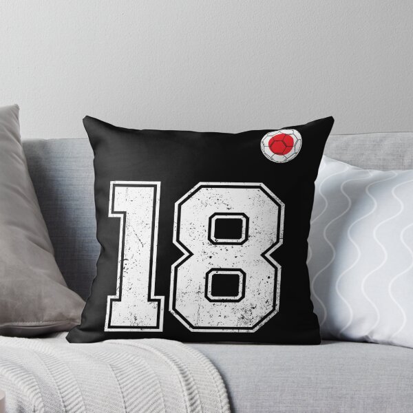 Item preview, Japan Soccer Number 18 Vintage Sports Fan designed and sold by LiviuGligoros.