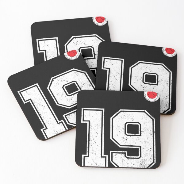 Item preview, Japan Soccer Number 19 Vintage Sports Fan designed and sold by LiviuGligoros.