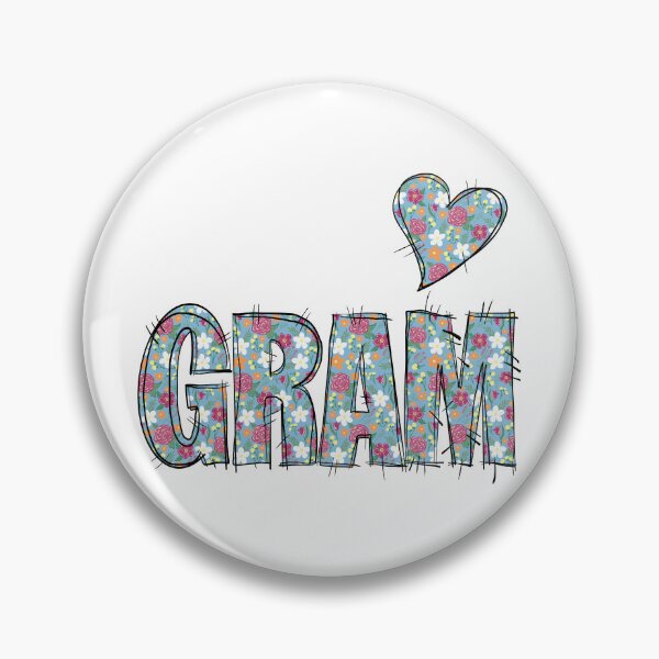 Item preview, Gram Grandma Floral Stitch Pattern designed and sold by missmann.