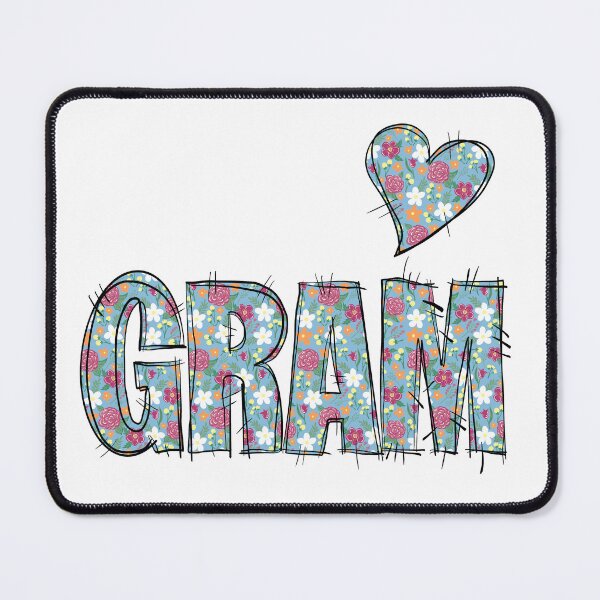 Item preview, Gram Grandma Floral Stitch Pattern designed and sold by missmann.