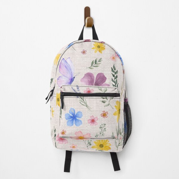 Item preview, Retro botanical wildflowers décor, neutral colors floral design designed and sold by ArtClipNest.