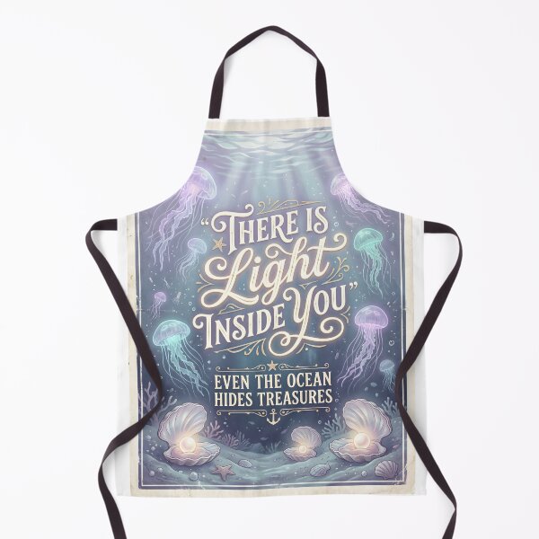 Item preview, There Is Light Inside You – Ocean Therapy Poster Design designed and sold by Sea Gem.