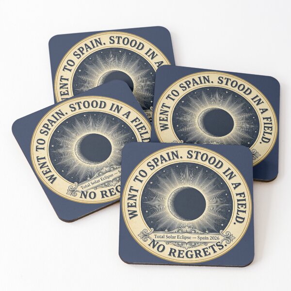 Item preview, Went to Spain Stood in a Field No Regrets Eclipse 2026 designed and sold by CalmCapy Co.