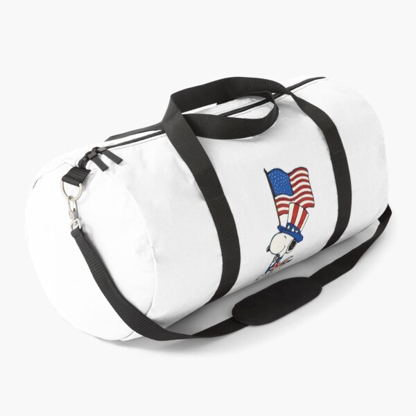 Item preview, Snoopy Marching with American Flag 4th of July designed and sold by Dimeure-ART.