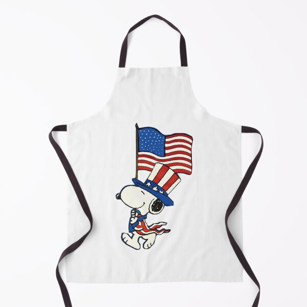Item preview, Snoopy Marching with American Flag 4th of July designed and sold by Dimeure-ART.