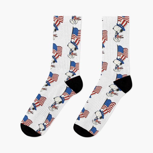 Item preview, Snoopy Marching with American Flag 4th of July designed and sold by Dimeure-ART.