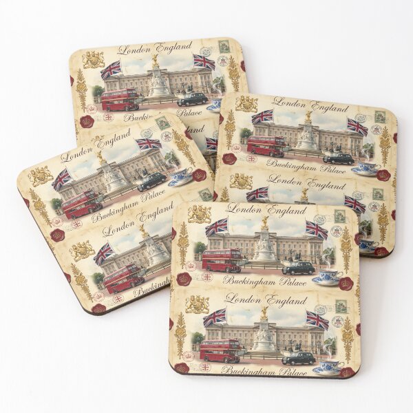 Item preview, Buckingham Palace London Vintage Postcard Travel Aesthetic designed and sold by AURØ Cat.