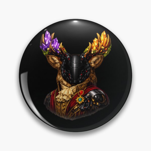 Item preview, Cyberpunk Stag Lord — Crystal Antler Victorian Dark Fantasy Art designed and sold by ArtoryWorks.