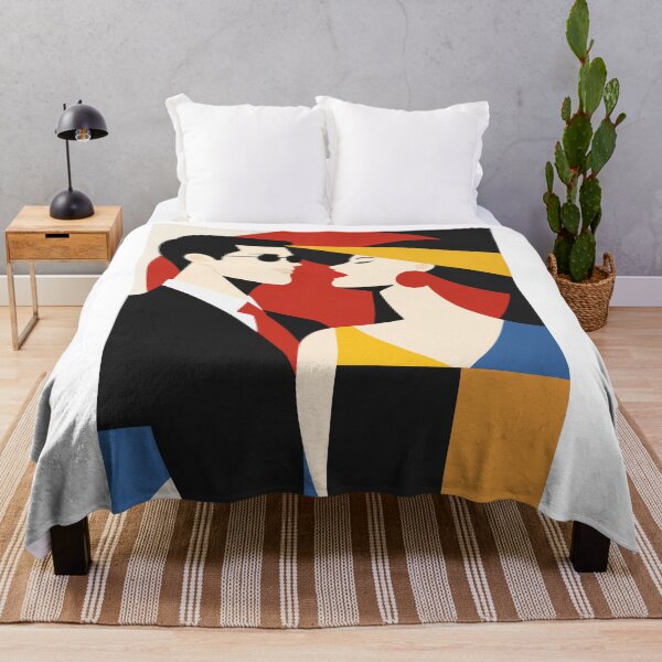 Item preview, Bauhaus Couple Poster, Mid Century Modern Art designed and sold by Studio pod Burom.
