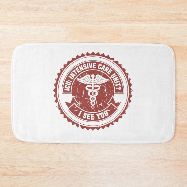 Item preview, ICU I See You funny intensive care nurse vintage badge gift designed and sold by language-des.
