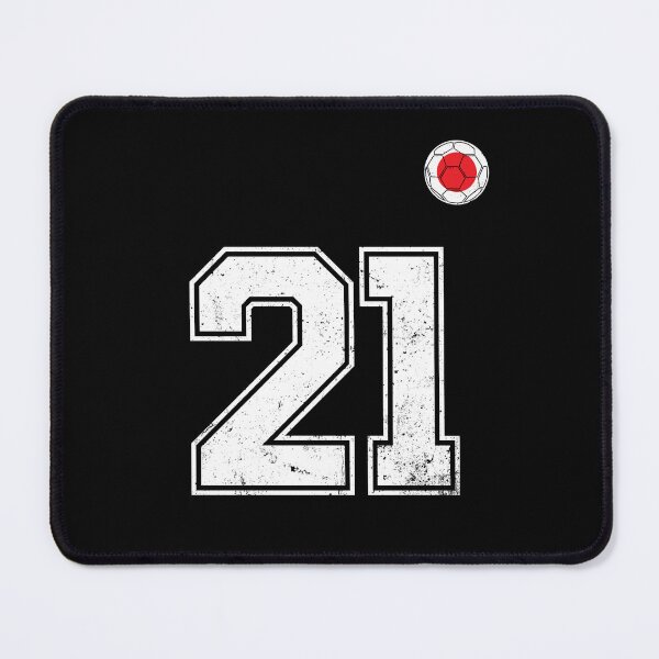 Item preview, Japan Soccer Number 21 Vintage Sports Fan designed and sold by LiviuGligoros.