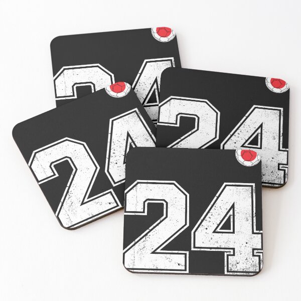 Item preview, Japan Soccer Number 24 Vintage Sports Fan designed and sold by LiviuGligoros.