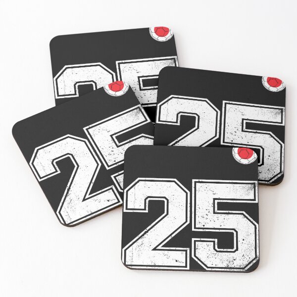 Item preview, Japan Soccer Number 25 Vintage Sports Fan designed and sold by LiviuGligoros.