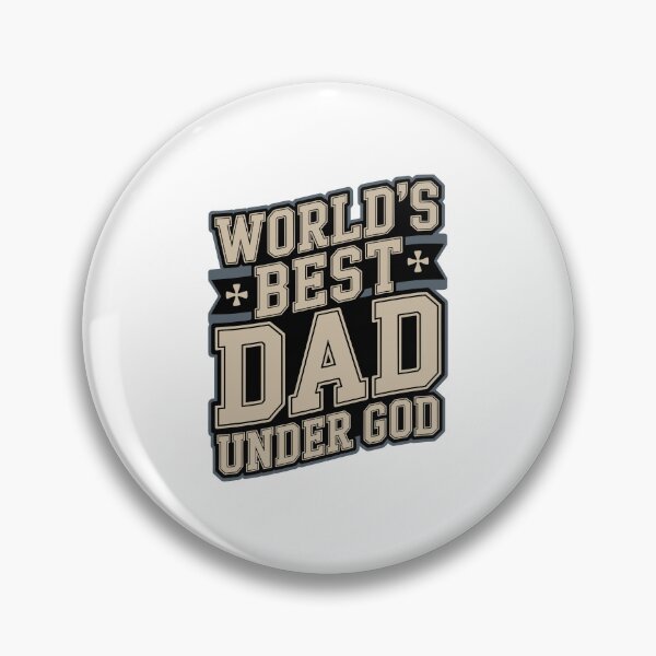 Item preview, World's Best Dad Under God Christian Father's Day Faith Design designed and sold by HahaHandlesHub.