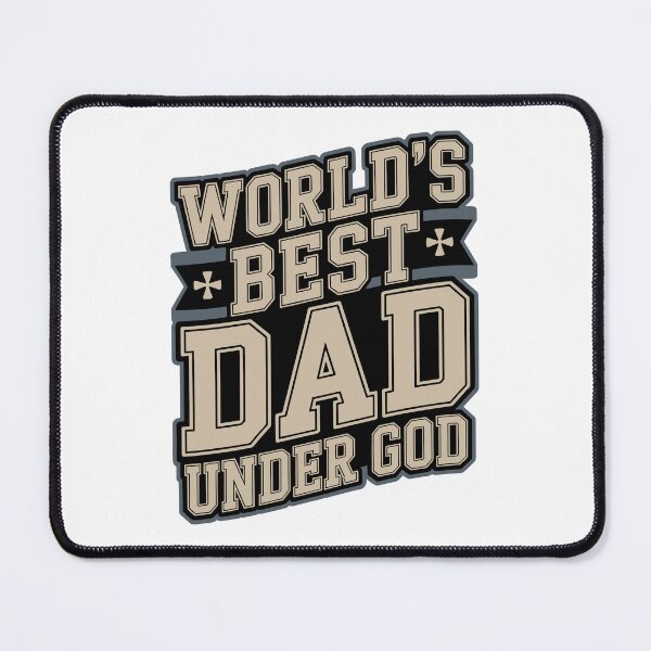 Item preview, World's Best Dad Under God Christian Father's Day Faith Design designed and sold by HahaHandlesHub.
