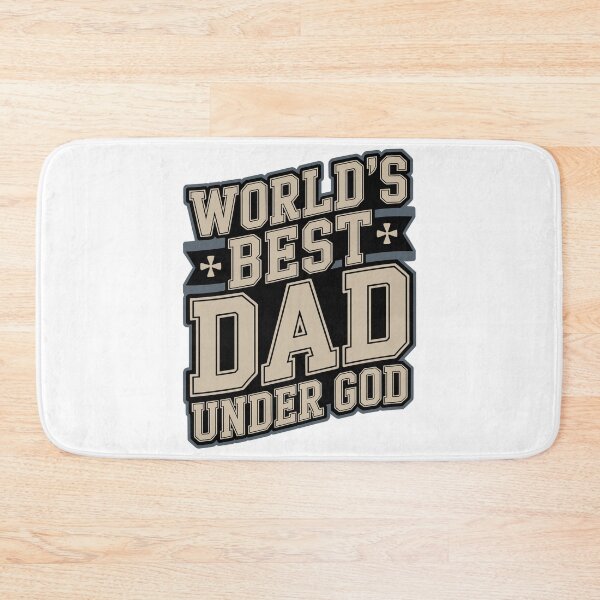 Item preview, World's Best Dad Under God Christian Father's Day Faith Design designed and sold by HahaHandlesHub.