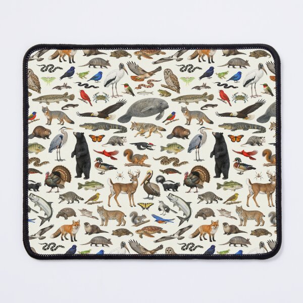 Item preview, Animals of Alabama National Park Retro Identification Chart designed and sold by kakarikihill.
