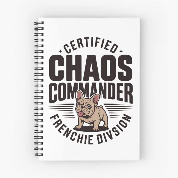 Item preview, Certified Chaos Commander French Bulldog Minimal – Bold Frenchie Lover Design designed and sold by Wiviendesign.